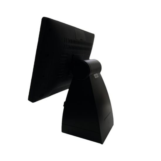 Picture of NHE M60 - 15" POS terminal, i3- 5005U, 4GB, 128GB SSD, UK Power plug, black color , with 80mm embedded printer